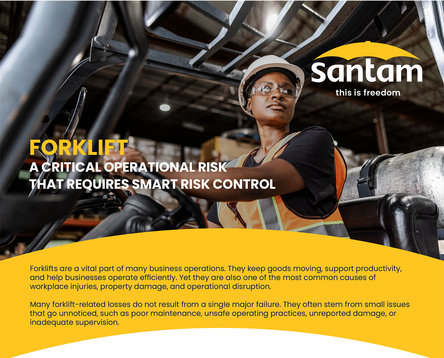 FORKLIFT: A CRITICAL OPERATIONAL RISK THAT REQUIRES SMART RISK CONTROL